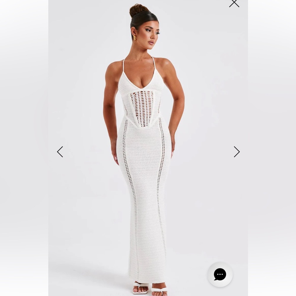 Babyboo Xanthe Maxi Crochet Dress